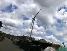 能代資源の風力発電所